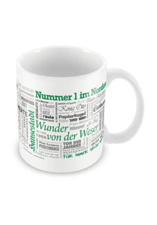 Tasse Wörter Fußball Bremen