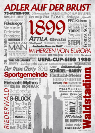 Wörterposter Fußball Frankfurt