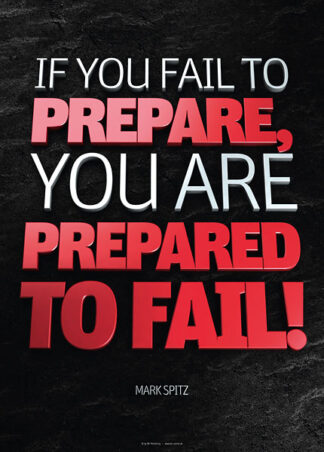 Poster mark spitz - if you fail to prepare