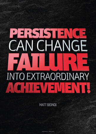 Poster matt biondi - persistence can change